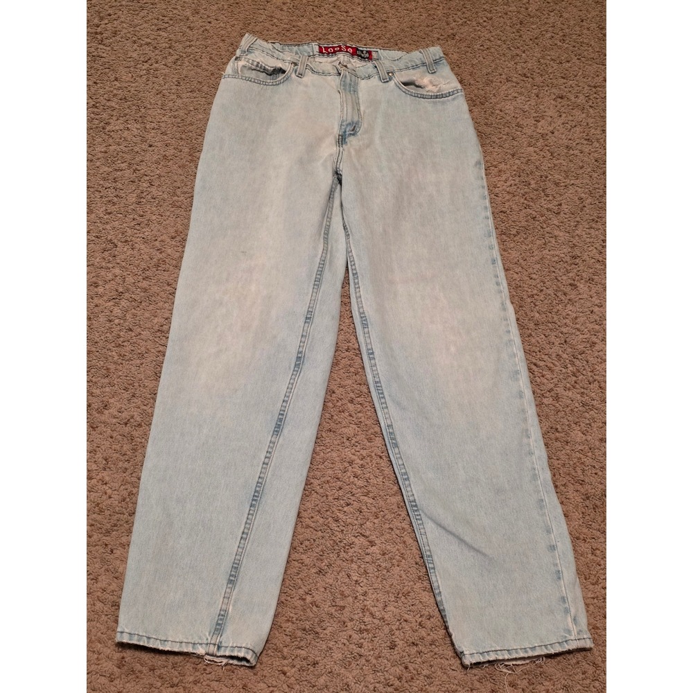 Vintage Levis SilverTab Loose Fit Light Wash Jeans Mens 32x34 Made in USA 90s